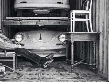 Niezwykłe Porsche 356 Waltera R&ouml;hrla z silnikiem 930 Turbo